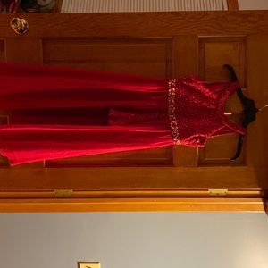 Red romper / dress brand new with tags